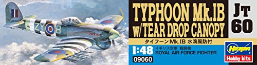 Hasegawa Typhoon MKIB Tear Drop Canopy Airplane Model