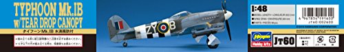 Hasegawa Typhoon MKIB Tear Drop Canopy Airplane Model