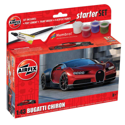 Unknown - Small Starter Set New Bugatti Chiron Scale - 1/43