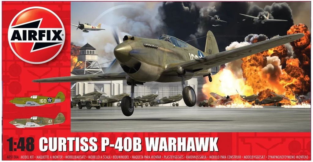Airfix - A05130A Curtiss P-40B Warhawk - 1/48