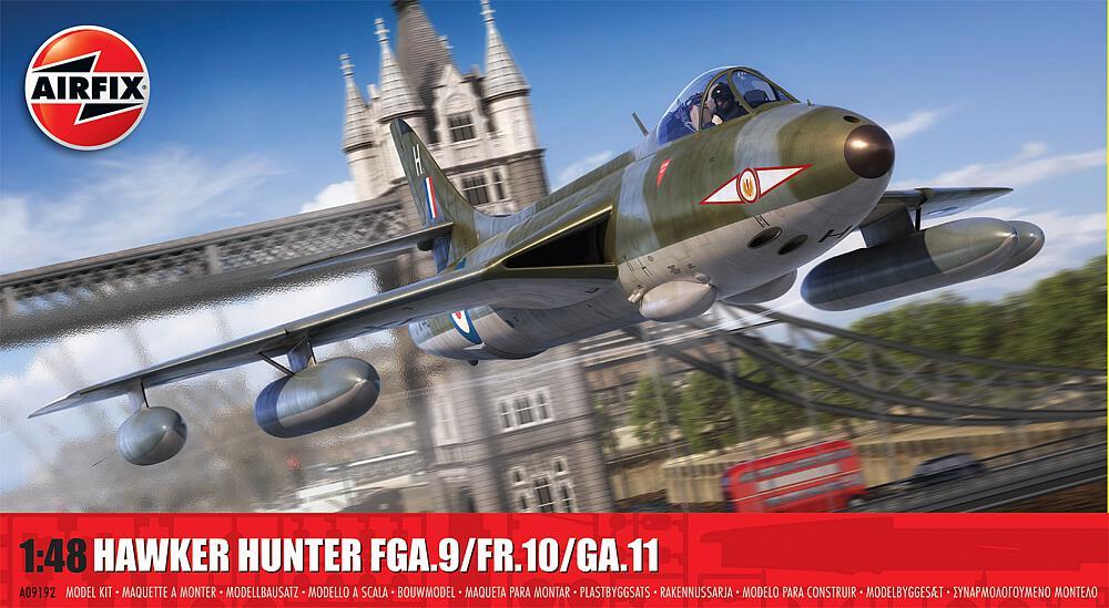 Airfix - A09192 Hawker Hunter FGA.9/FR.10/GA.11 - 1/48