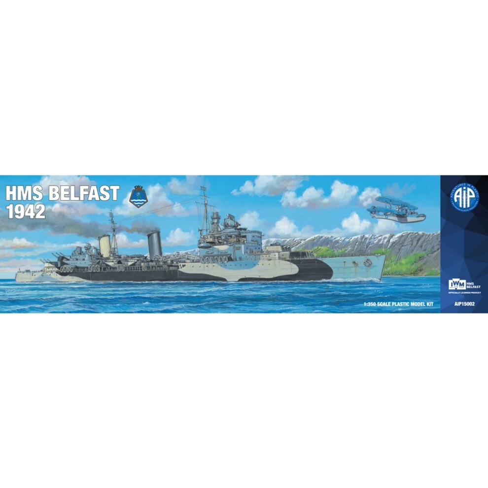 Unknown - AIP 15002 HMS Belfast 1942 Royal Navy Cruiser - 1/350