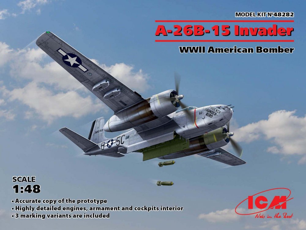 ICM 48282 A-26B-15 Invader 1/48