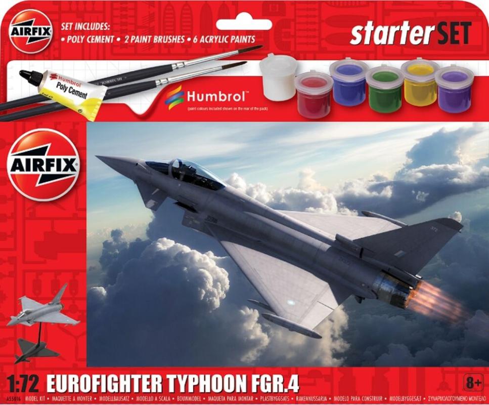 Airfix -  1/72 Starter Set Eurofighter Typhoon FGR.4